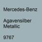 Preview: Mercedes-Benz, Agavensilber Metallic, 9767.